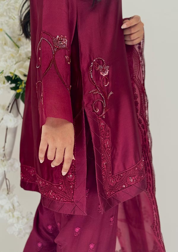 Nora With Pants and Dupatta-Image-Two