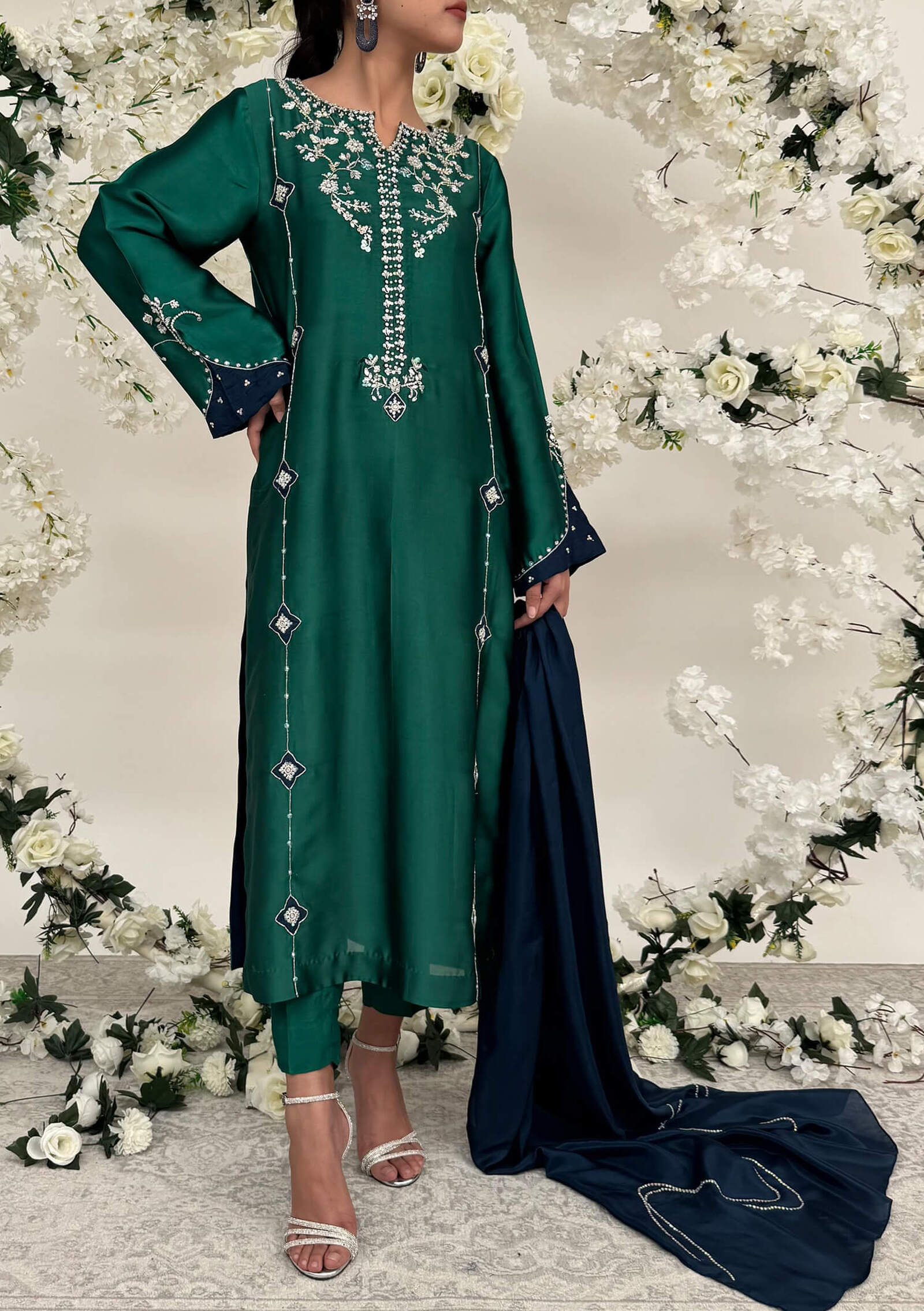 Lima with Shalwar &amp; Dupatta (B) Image One