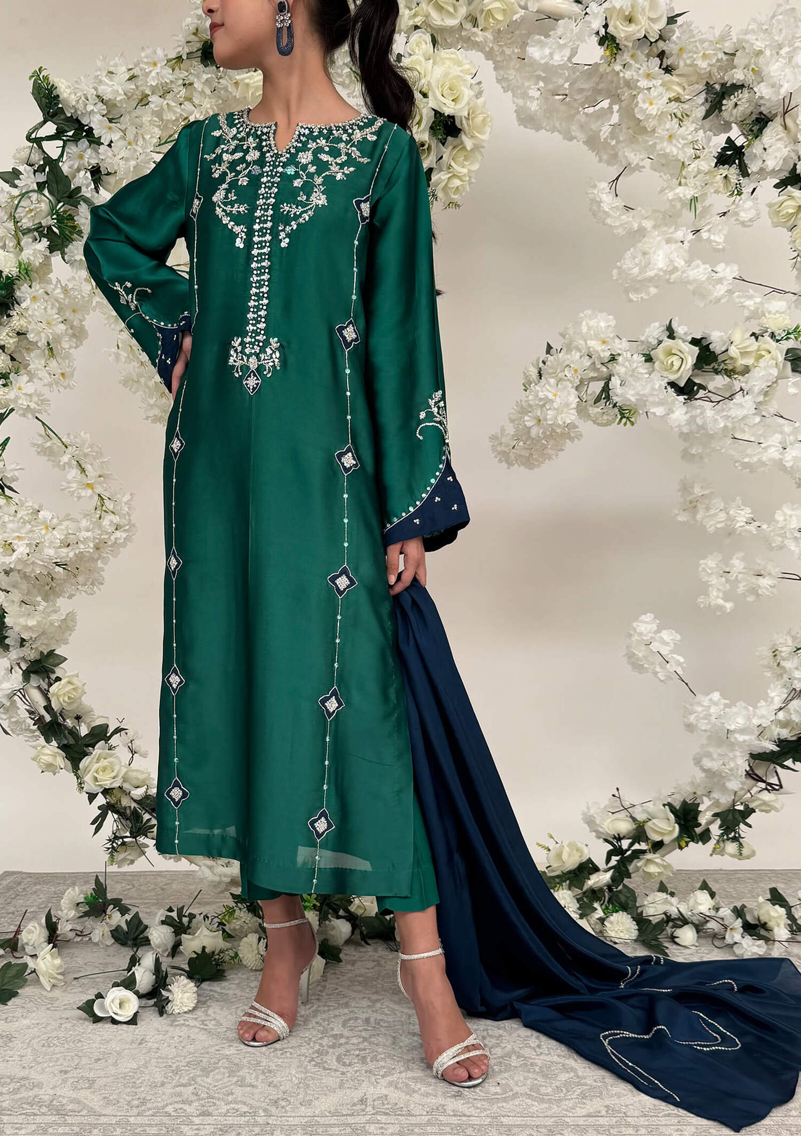 Lima with Shalwar &amp; Dupatta (B) Image Three