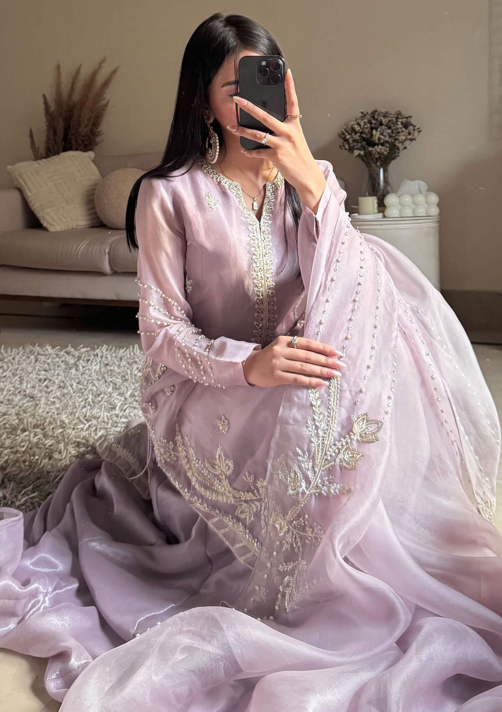 Zerminay-with-Gown-&amp;-Dupatta-Image-Four