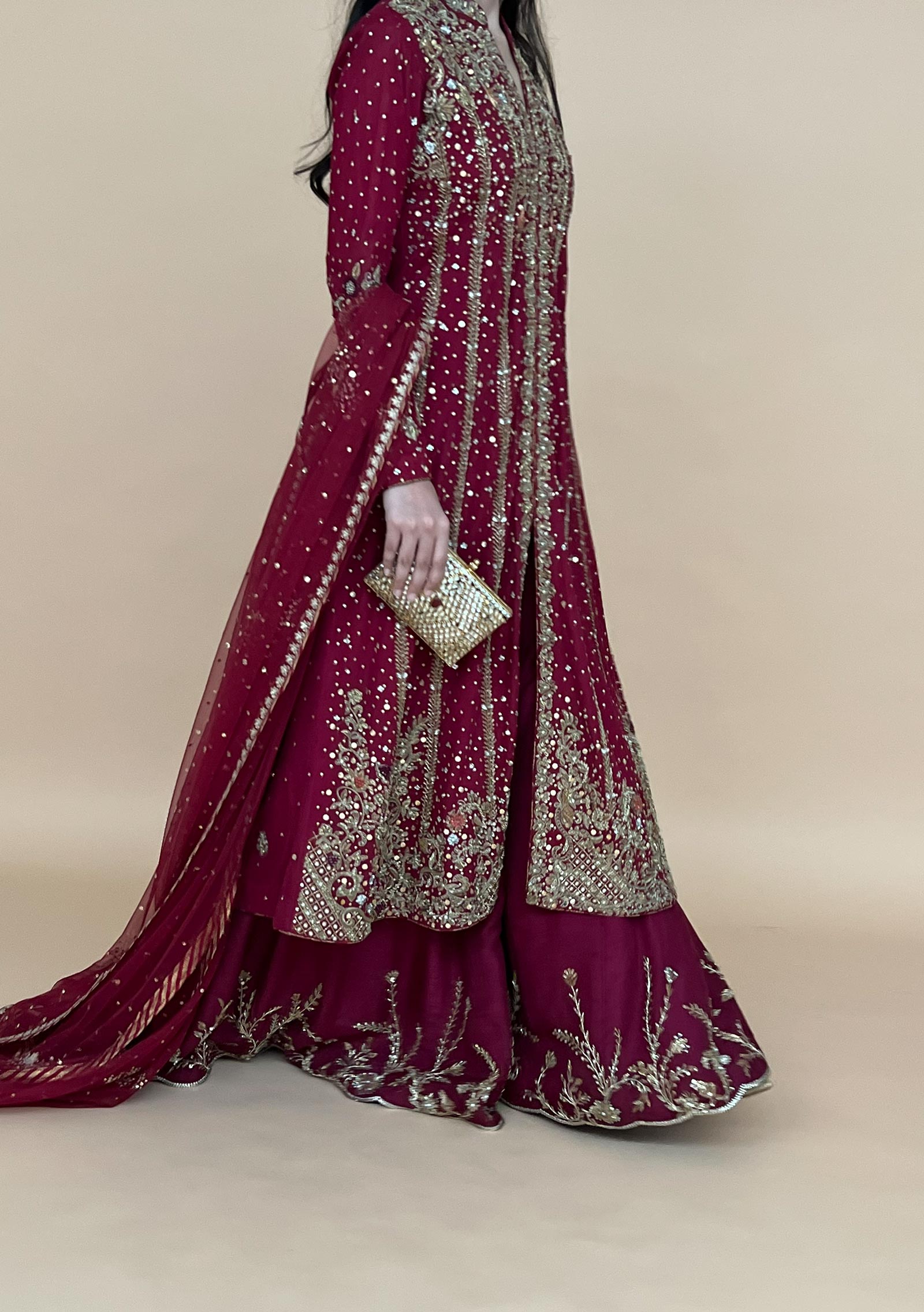 Alizey with Pants & Dupatta