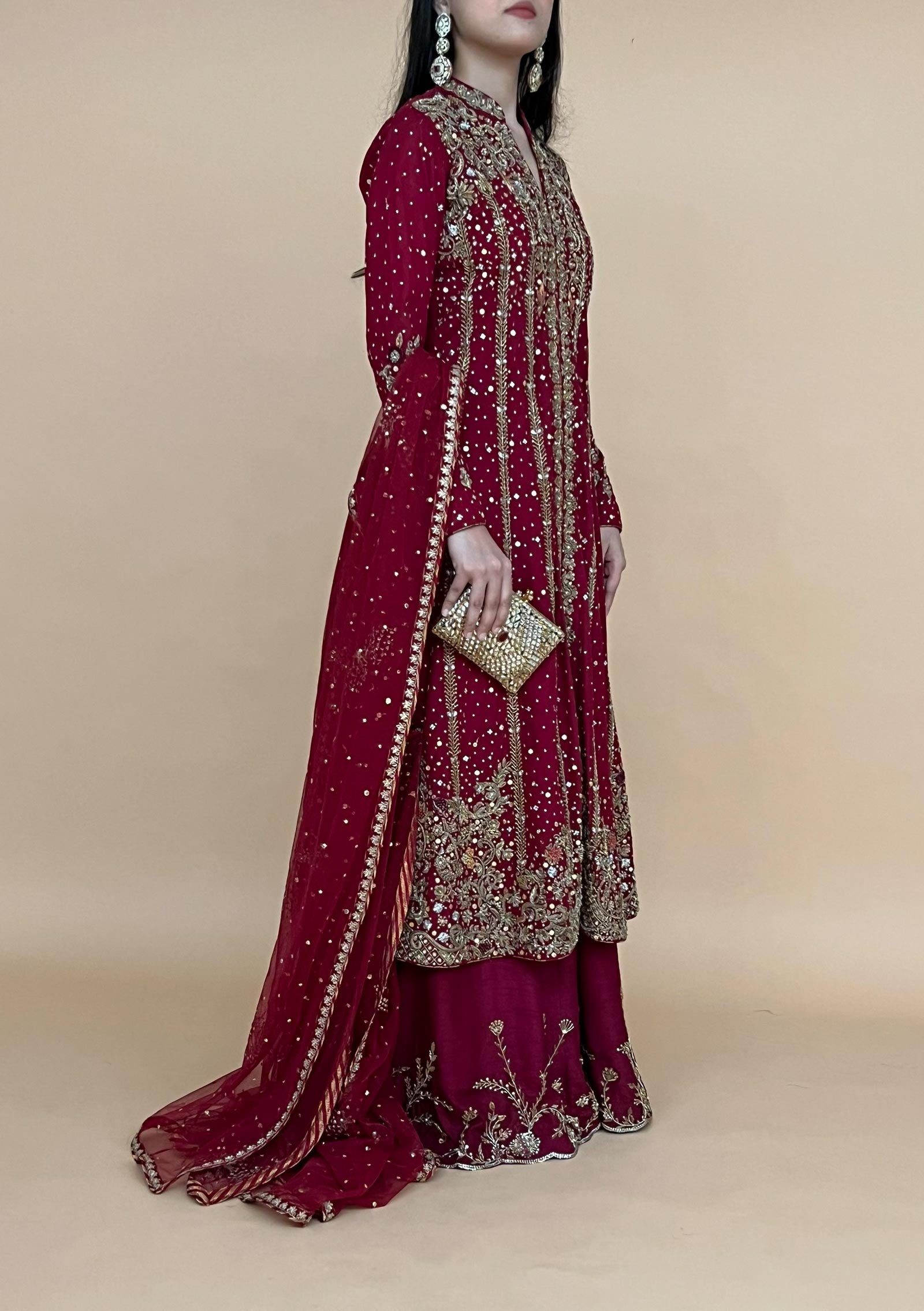Alizey with Pants & Dupatta