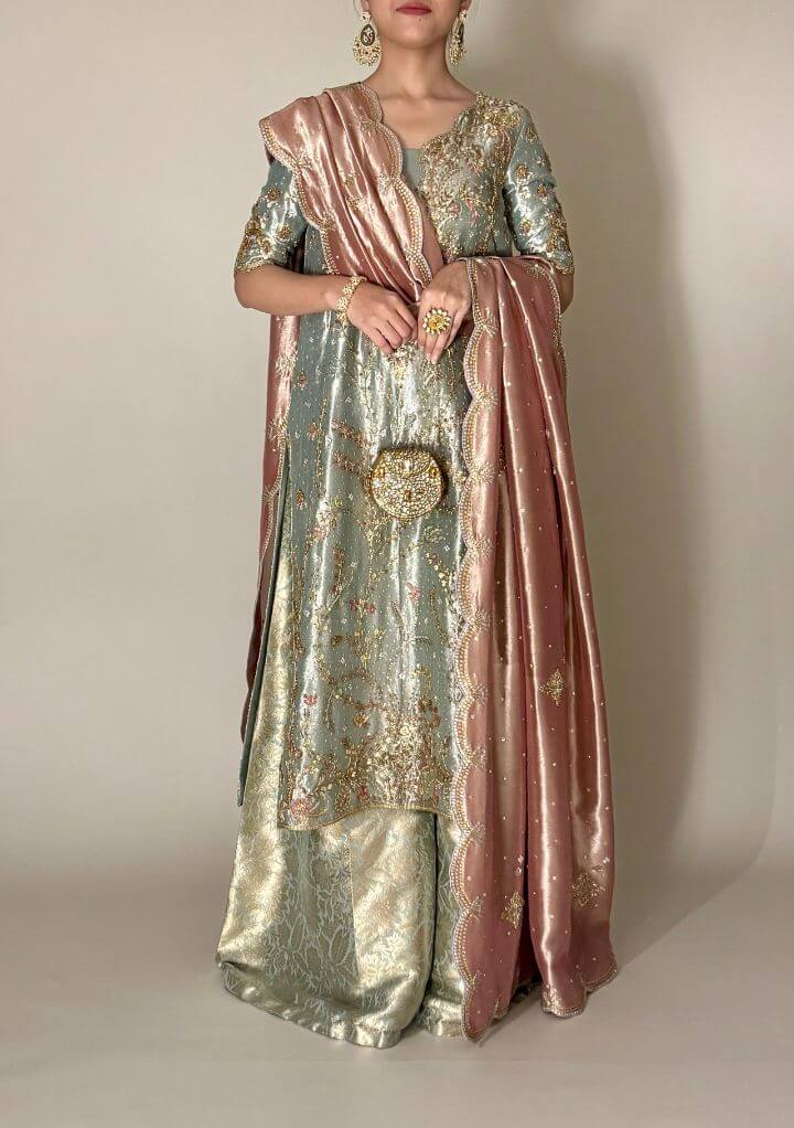 Bareera with Dhaka & Dupatta