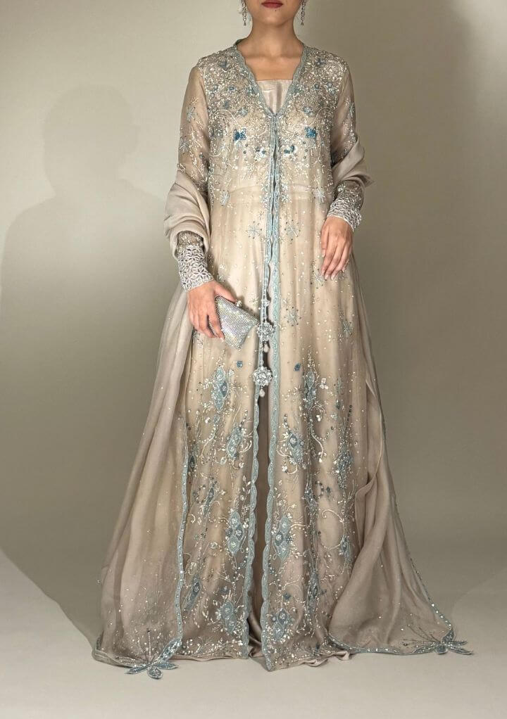 Estelle with Flared Gown & Dupatta