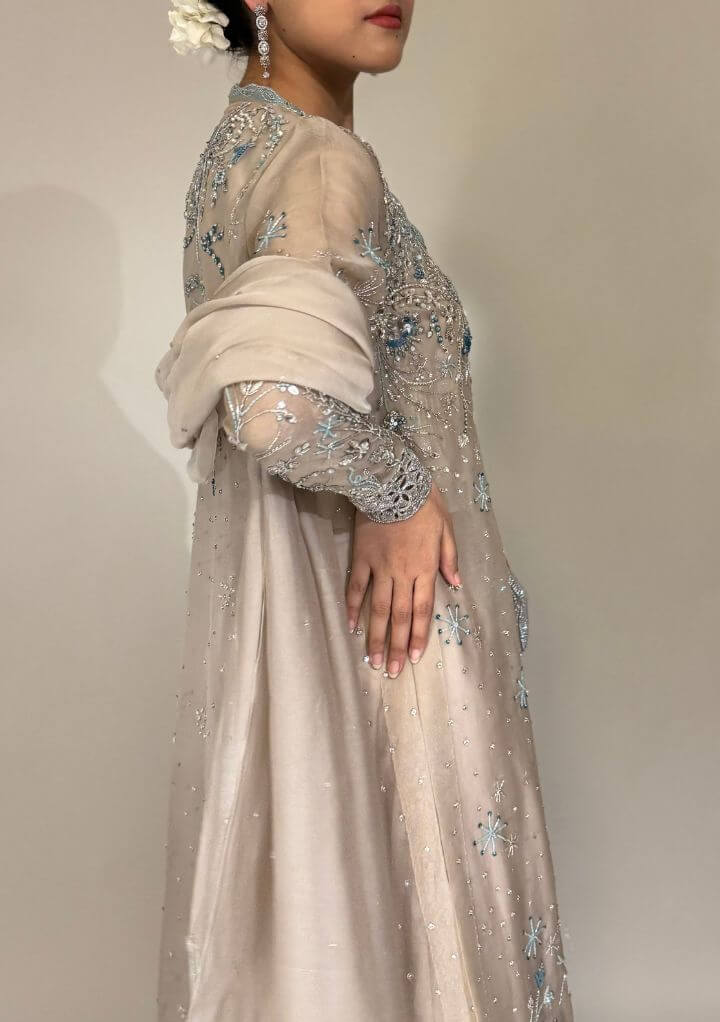 Estelle with Flared Gown & Dupatta