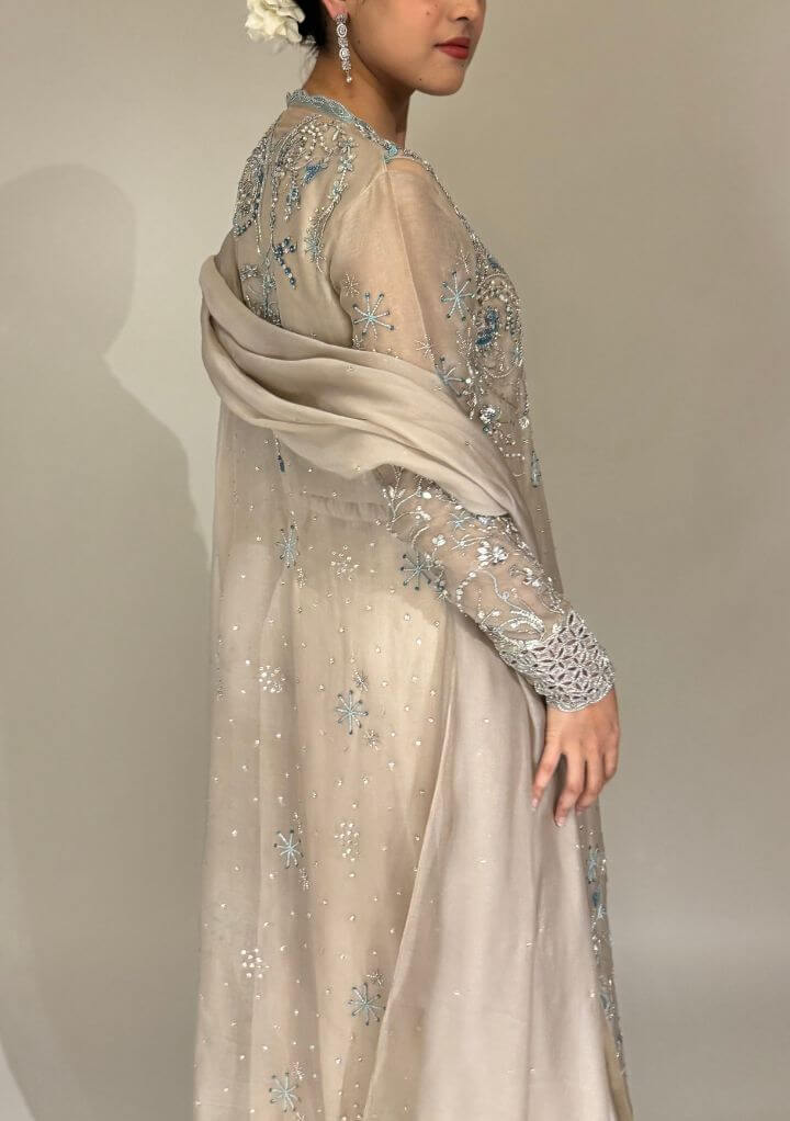 Estelle with Flared Gown & Dupatta