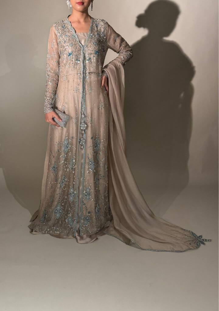 Estelle with Flared Gown & Dupatta