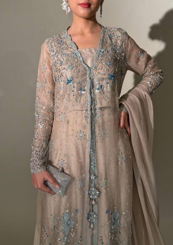 Estelle with Flared Gown & Dupatta