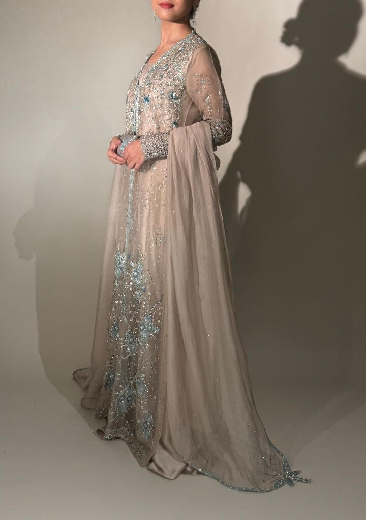 Estelle with Flared Gown & Dupatta