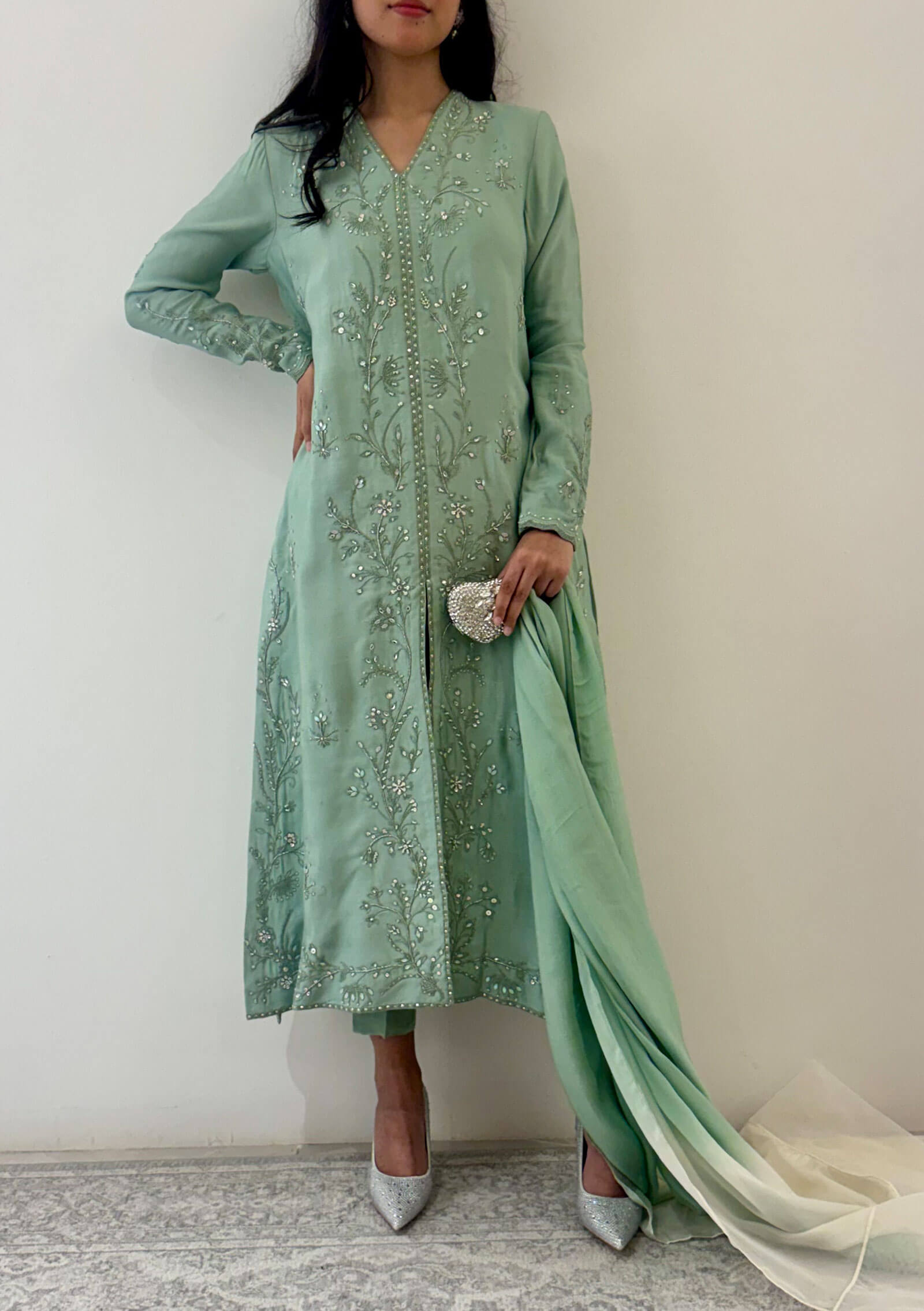 Lia with Pants & Dupatta