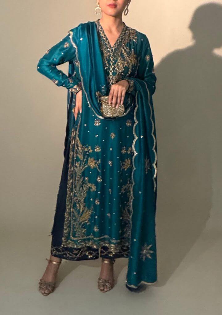 Tehreem with Izaar & Dupatta