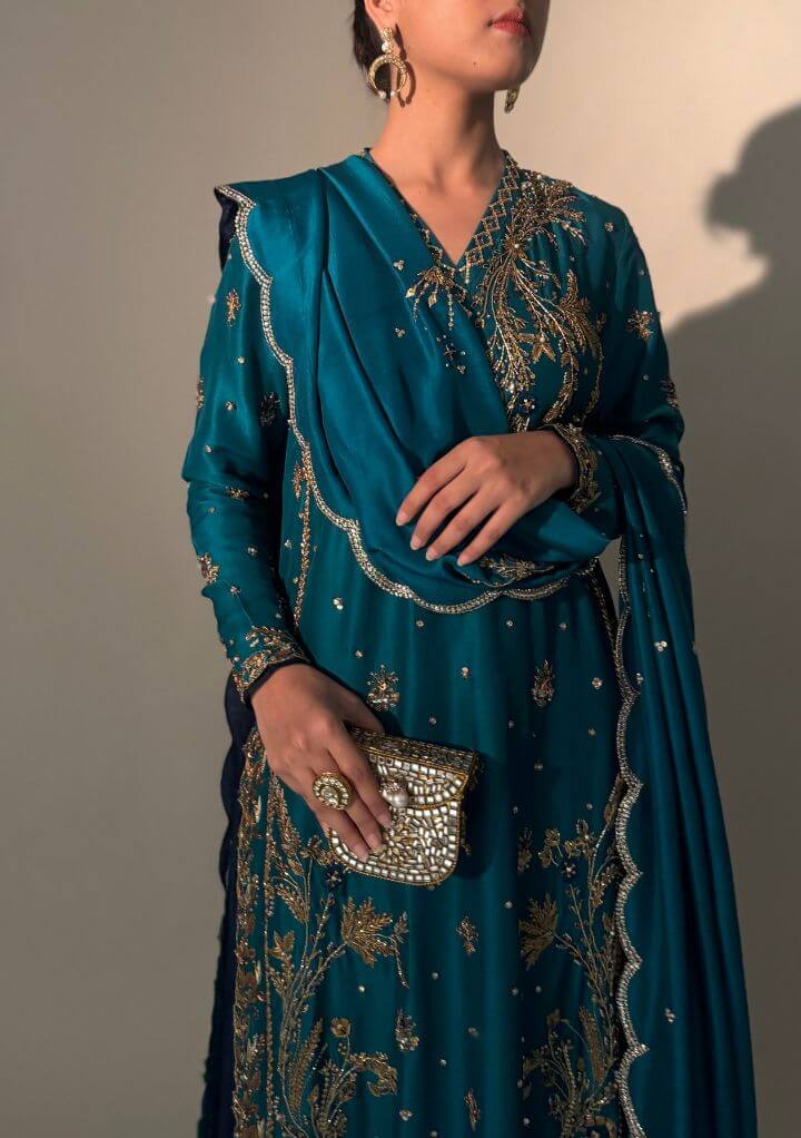 Tehreem with Izaar & Dupatta