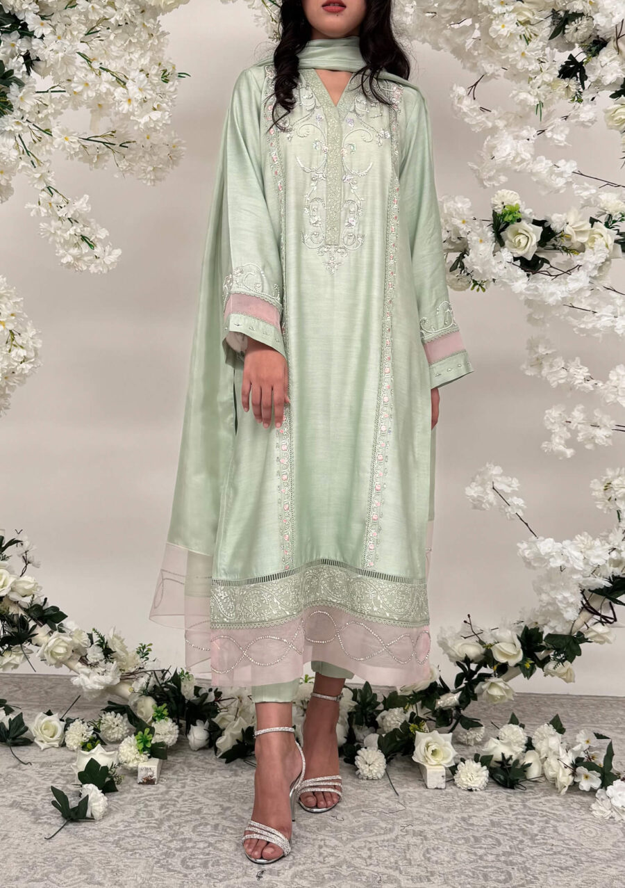 Liza with Pants & Dupatta