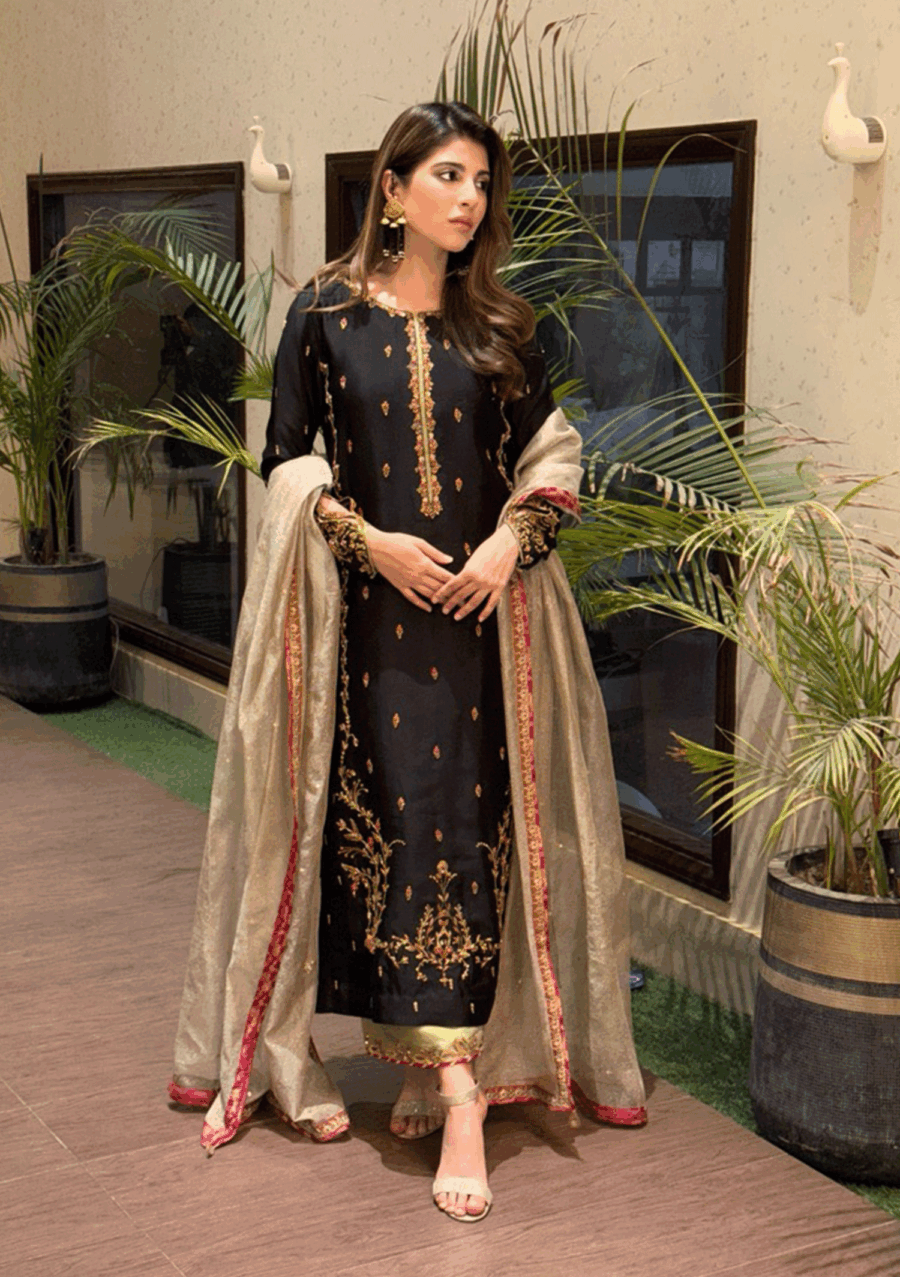 Zerin with Izaar Pants & Dupatta