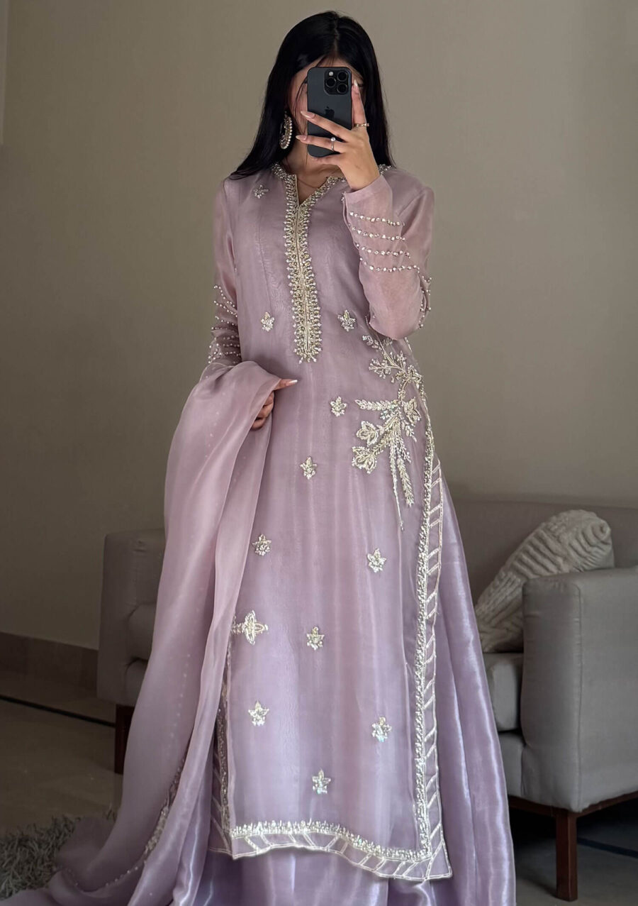Zerminay with Gown & Dupatta